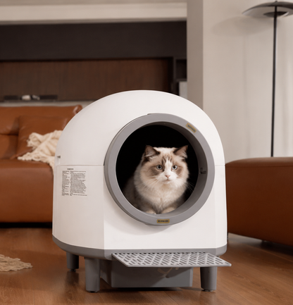 Smart Litter Robot - Automatic Self-Cleaning Litter Box for Cat - WIFI-enable with Large Capacity 80L