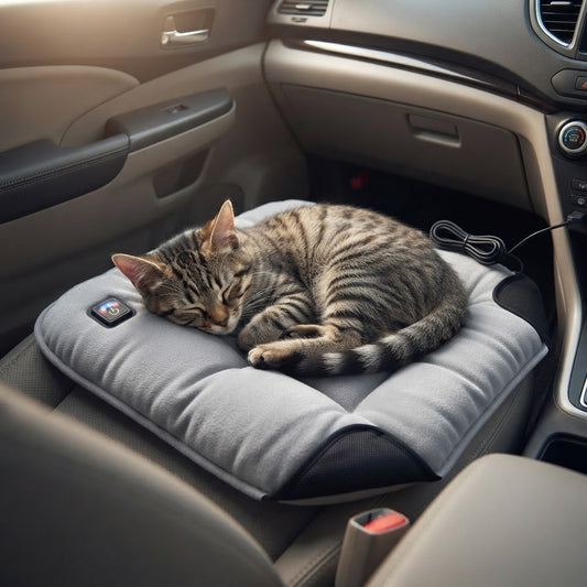USB Electric Heated Seat Cushion with 4 Temperature Settings for Dogs and Cats